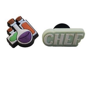 Crocs Chef Jibbitz Croc Charms Chef Oil Cooking Oil Jars Shoe Charms